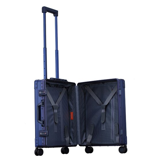 Aleon Traveler International Trolley cabina a 4 ruote in Alluminio, 55 cm