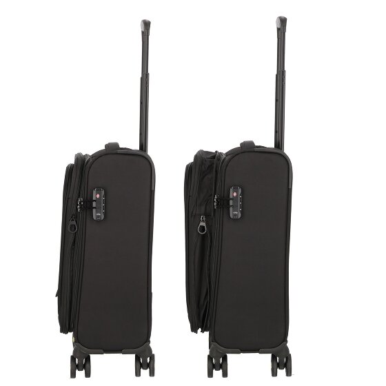 d&n Travel Line 9704 4 ruote Carrello della cabina S 55 cm con piega di espansione