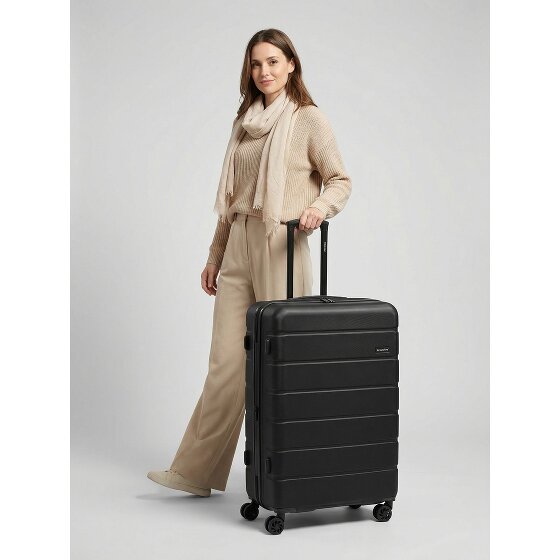 Saxoline Miami 4 ruote Carrello L 75 cm con piega di espansione