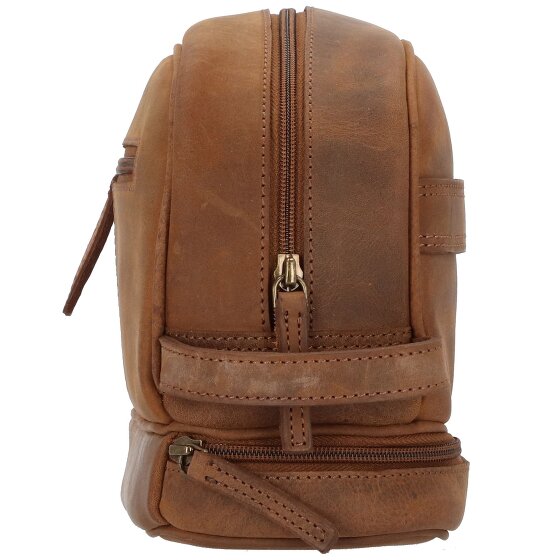 Greenland Nature Montenegro Borsa da toilette Pelle 24 cm