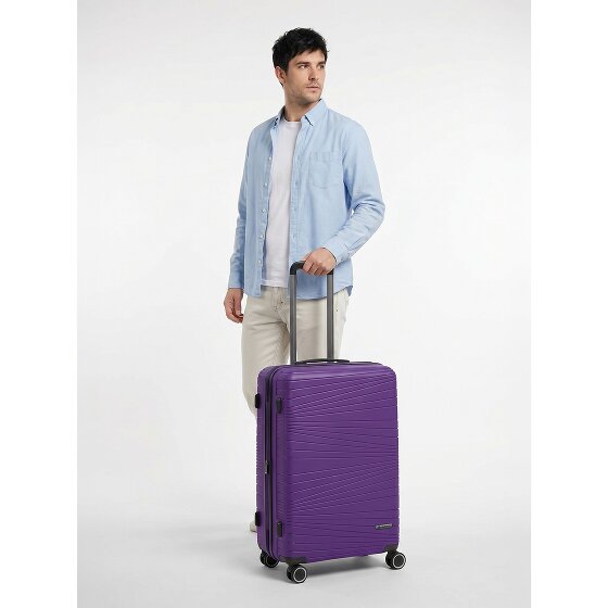 Franky Dallas 3.0 Carrello a 4 ruote M 65 cm con piega elastica