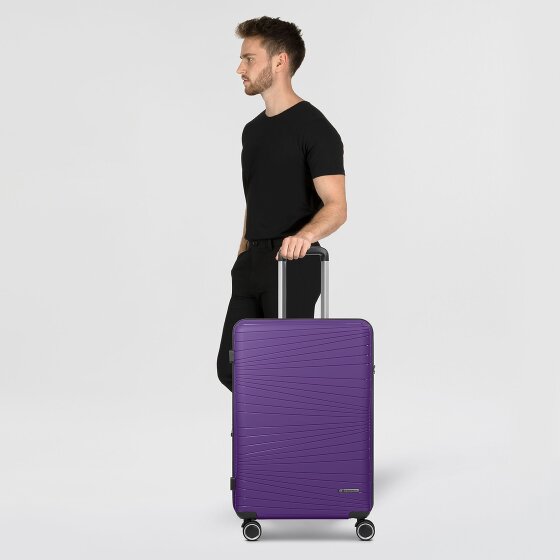 Franky Dallas 3.0 Carrello a 4 ruote M 65 cm con piega elastica