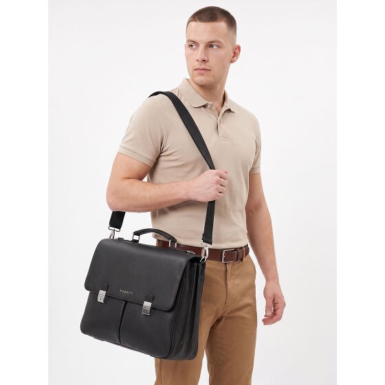bugatti Valencia Valigetta Vera Pelle 43 cm Vano porta PC