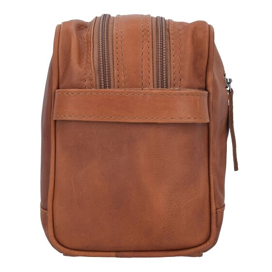 The Chesterfield Brand Wax Pull Up Borsa da toilette Pelle 29 cm