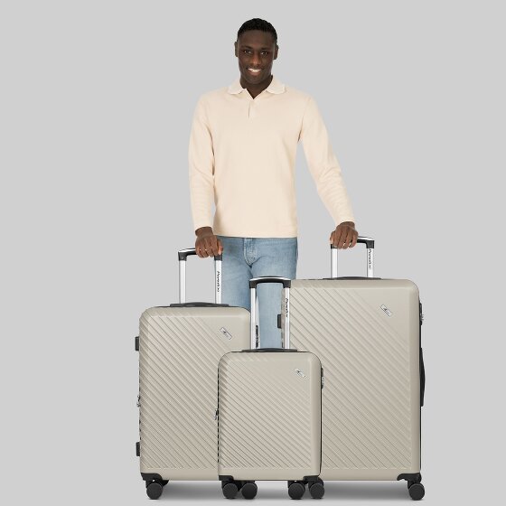 Check.In Paradise 2.0 4 ruote Set di valigie 3 pezzi con piega di espansione