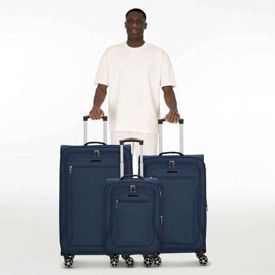 Cocoono Monterrey 4 ruote Set di valigie 3 pezzi con piega di espansione Cocoono Monterrey 4 ruote Set di valigie 3 pezzi con piega di espansione