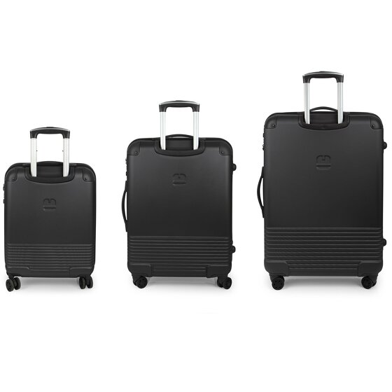 Gabol Balance XP 4 ruote Set di valigie 3 pezzi con piega di espansione