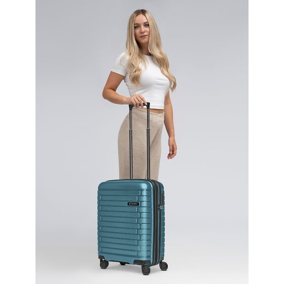 Pactastic Collection 04 THE CABIN + 4 ruote Trolley cabina S 55 cm espandibile