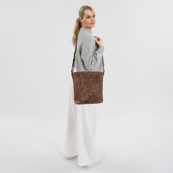 Harold's Borsa a tracolla in pelle croccante 27 cm