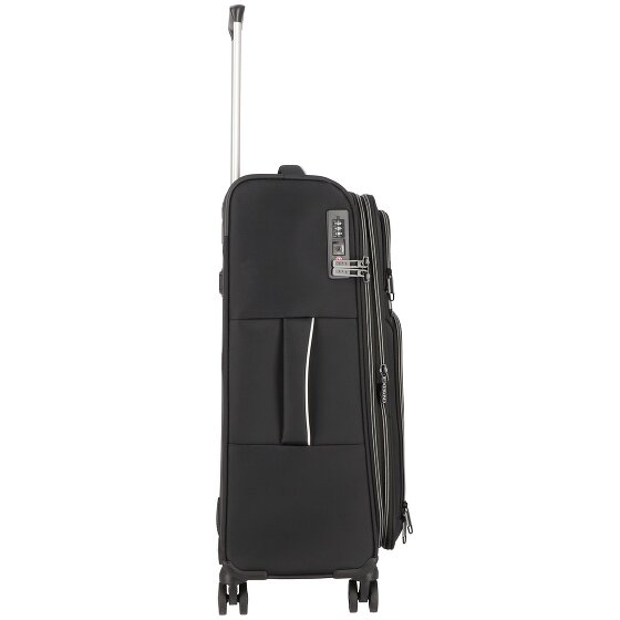 d&n Travel Line 9204 4 ruote Set di valigie 3 pezzi con piega di espansione
