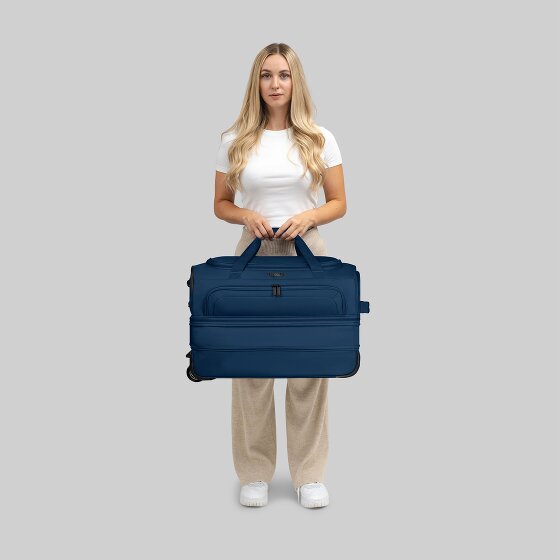 Redolz Duffle Essentials Borsa da viaggio a 2 ruote 55 cm M con patta di espansione