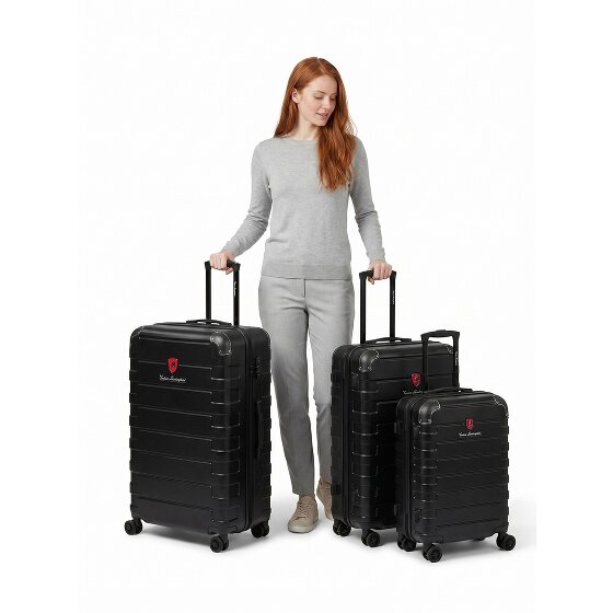 Tonino Lamborghini Tonino Lamborghini Milano Carrello 3-SET con piega elastica e Trolley XL