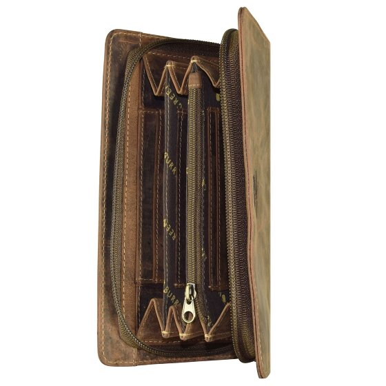 Greenburry Portafoglio vintage in pelle 18 cm