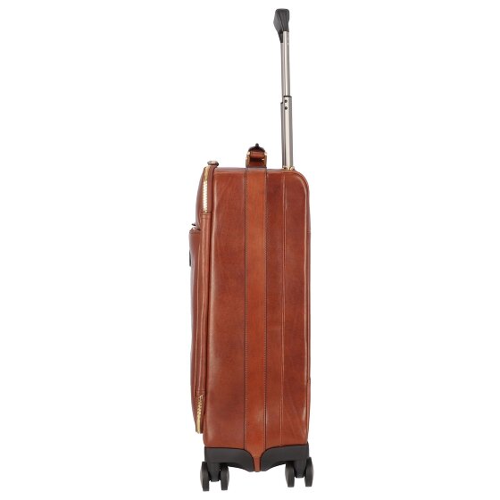 The Bridge Viaggio Trolley da cabina a 4 ruote in pelle 53 cm