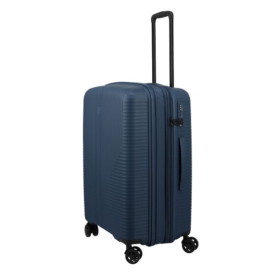 Travelite Air Stripe 4 ruote Set di valigie 3 pezzi con piega di espansione