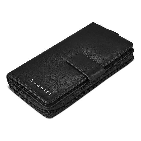 bugatti Valencia Portafoglio Protezione RFID Vera Pelle 19 cm