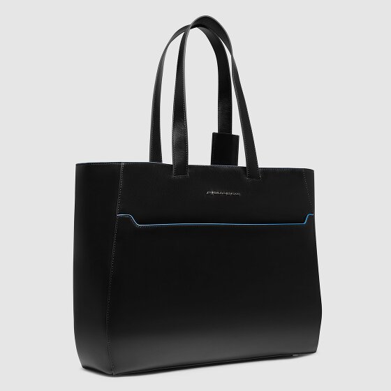 Piquadro Blue Square Borsa shopper Vera Pelle 40 cm