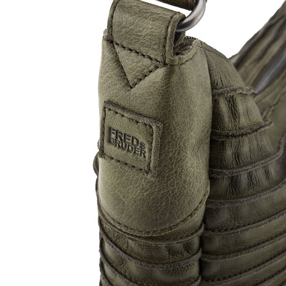 FredsBruder Borsa a tracolla Animal S scanalata in pelle 33 cm