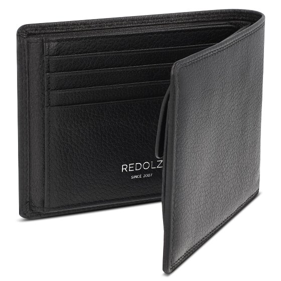 Redolz Portafoglio QF RFID in pelle 12 cm pieghevole