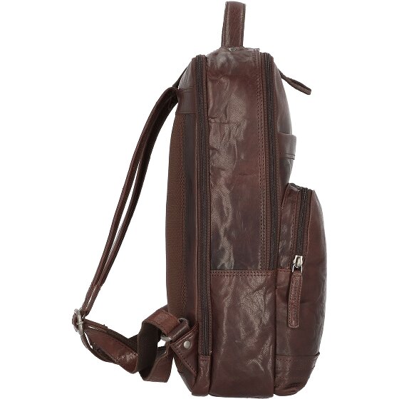 Spikes & Sparrow Zaino Bronco in pelle 40 cm Scomparto per laptop