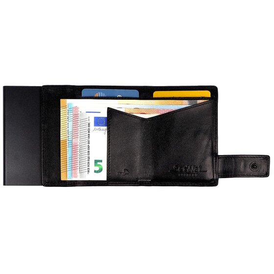 SecWal Porta carte di credito RFID in pelle 7 cm
