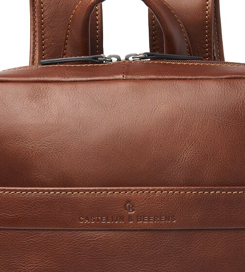 Castelijn & Beerens Zaino da giorno Protezione RFID Pelle 41 cm Scomparto per laptop