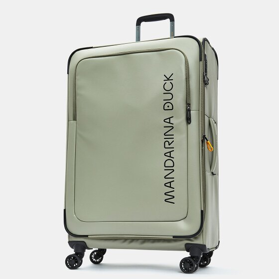 Mandarina Duck Eco Coated 4 ruote Carrello L 78 cm con piega di espansione