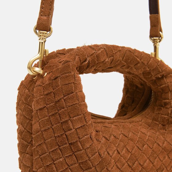 LES VISIONNAIRES Greta Micro weave Borsetta Pelle 20 cm