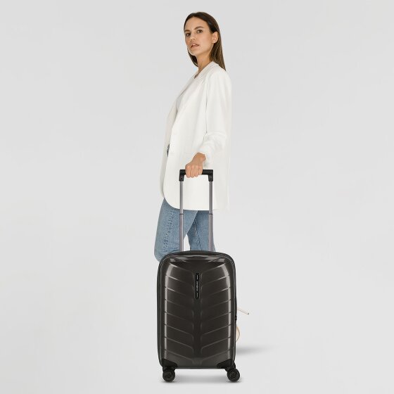 Samsonite Attrix 4 ruote Carrello della cabina 55 cm con piega di espansione