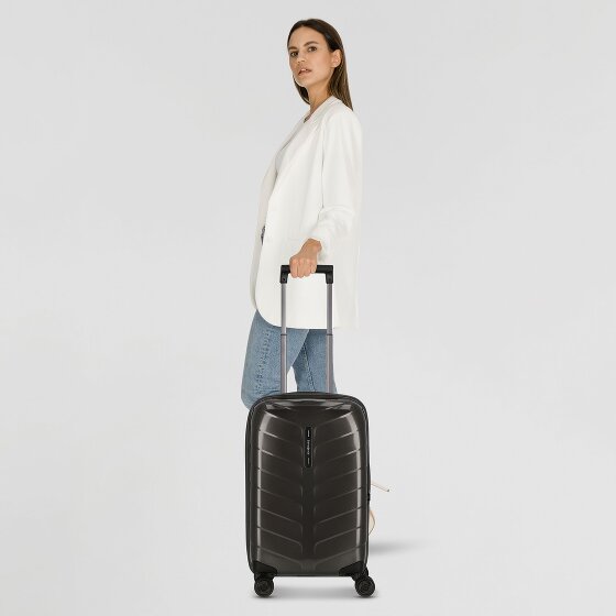 Samsonite Attrix 4 ruote Carrello della cabina 55 cm con piega di espansione
