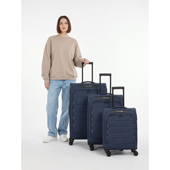 Travelite Skaii 4 ruote Set di valigie 3 pezzi espandibile