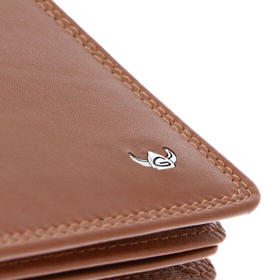 Golden Head Polo Identity Card Case RFID in pelle 9 cm