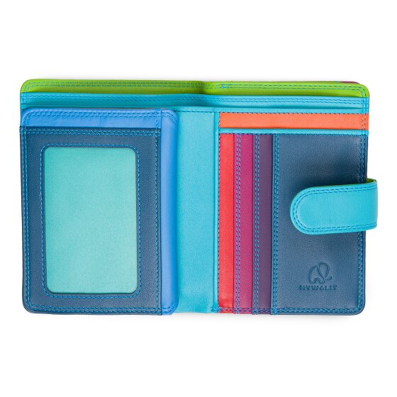 Mywalit Portafoglio a scatto medio in pelle 13 cm