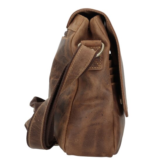 Greenburry Messenger vintage in pelle 34 cm