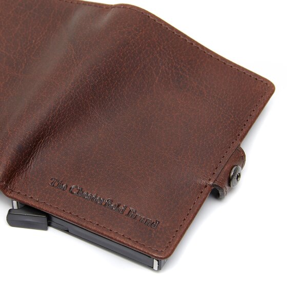 The Chesterfield Brand Albury Custodia per carta di credito Protezione RFID Vera Pelle 7 cm