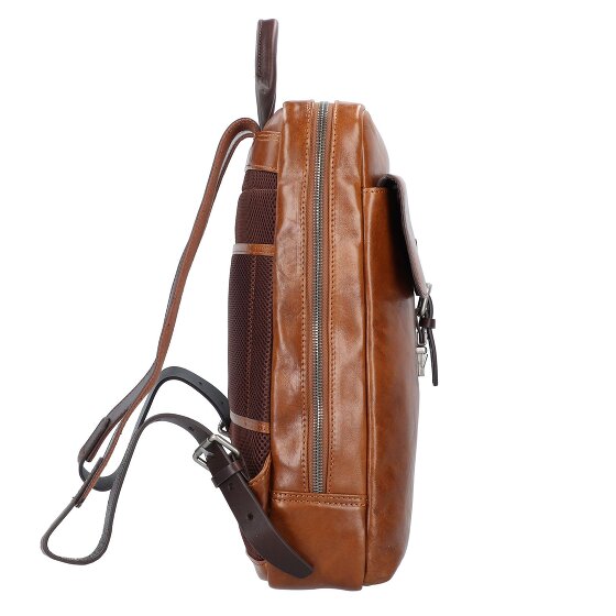 Castelijn & Beerens Rien Zaino da lavoro Protezione RFID Vera Pelle 40 cm Vano porta PC
