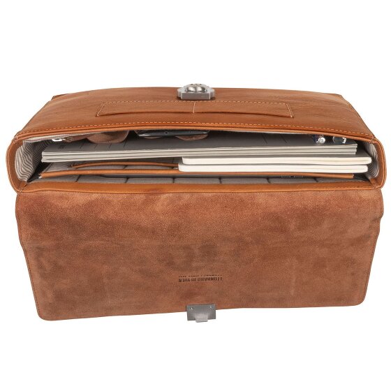 Leonhard Heyden Bergamo Cartella in pelle 37 cm Scomparto per computer portatile