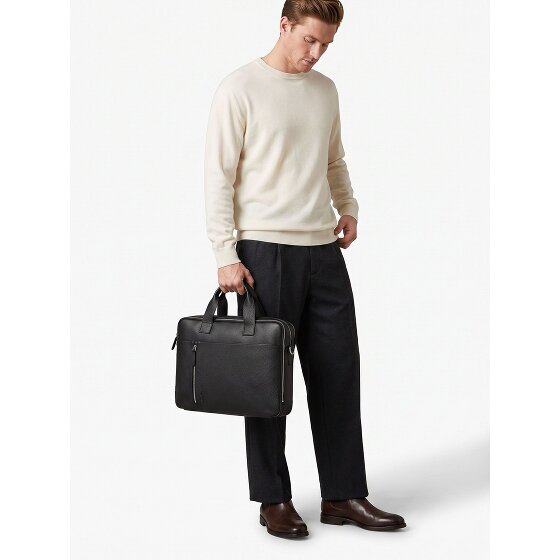 Strellson Kennington Valigetta Vera Pelle 40 cm Vano porta PC