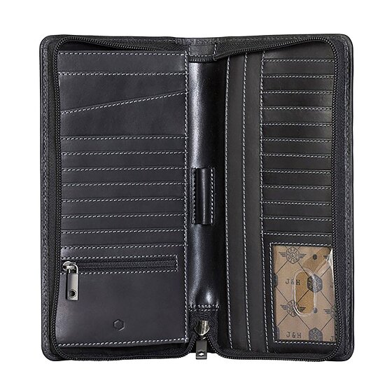 Jekyll & Hide Portafoglio Texas RFID in pelle 11 cm