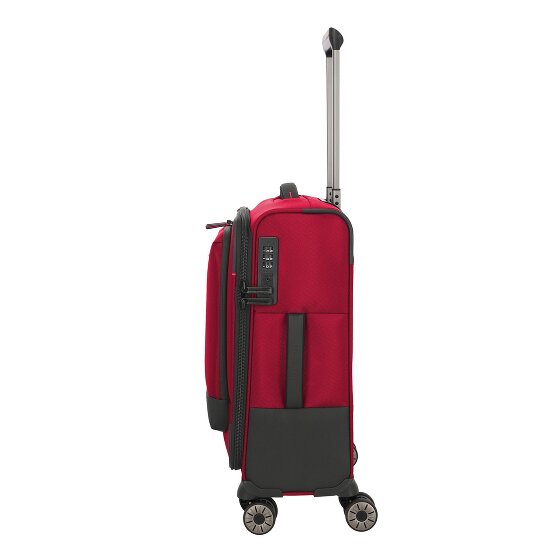 Travelite Crosslite 5.0 4 ruote Carrello della cabina S 55 cm Scomparto per laptop