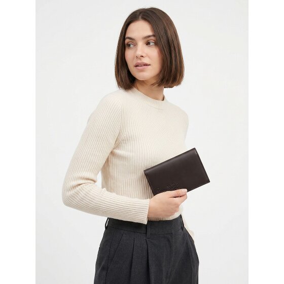 oxmox Leather Portafoglio Protezione RFID Vera Pelle 10 cm