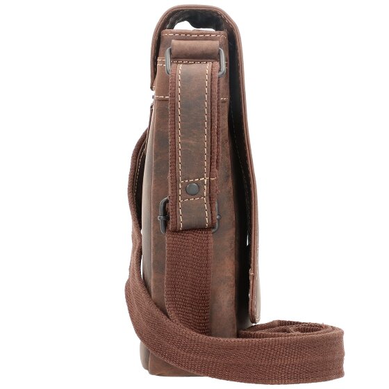 Jack Kinsky Baltimore 3 Borsa a tracolla in pelle 19 cm