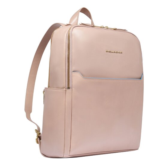 Piquadro Blue Square Zaino da giorno Protezione RFID Pelle 37 cm Scomparto per laptop