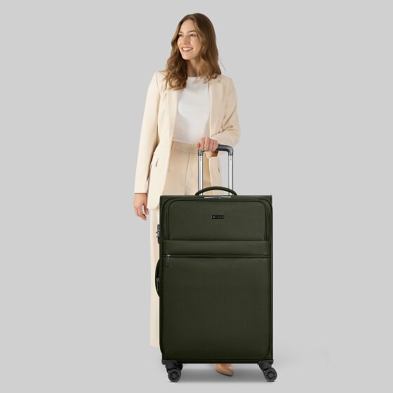 bugatti Valencia Soft 4 ruote Carrello L 75 cm con piega di espansione
