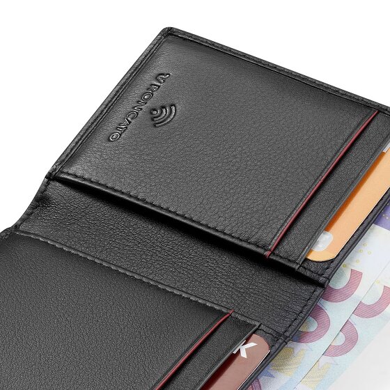Roncato Detroit Portafoglio Protezione RFID Vera Pelle 8 cm