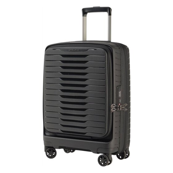 Stratic Novium 4 ruote Carrello della cabina S 55 cm Scomparto per laptop con piega di espansione