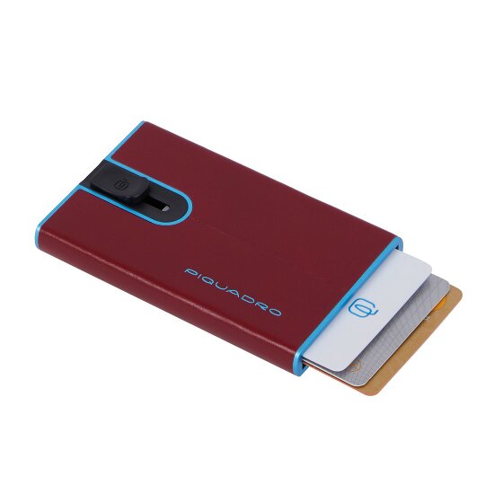 Piquadro Black Square Custodia per carta di credito Protezione RFID Pelle 6 cm