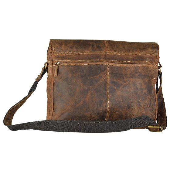 Greenburry Borsa Revolver vintage a tracolla in pelle 40 cm