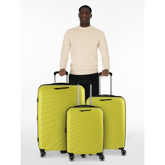 Benzi 5808 4 ruote Set di valigie 3 pezzi con piega di espansione