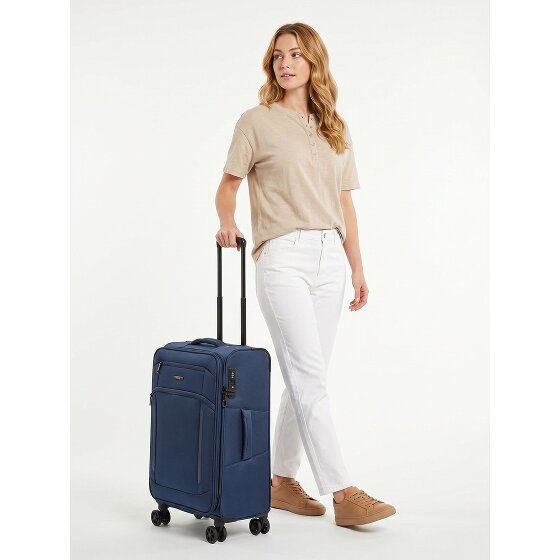 d&n Travel Line 9804 4 ruote Carrello M 68 cm espandibile